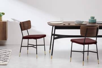 chaise en velours
