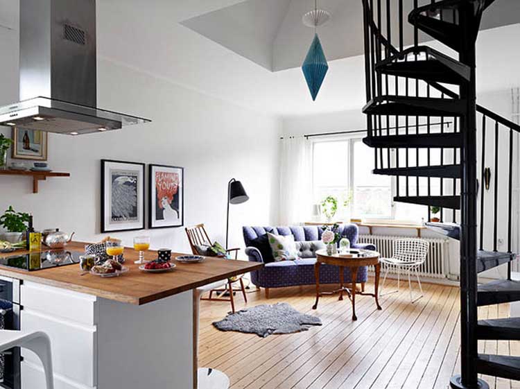 escalier en colimacon duplex