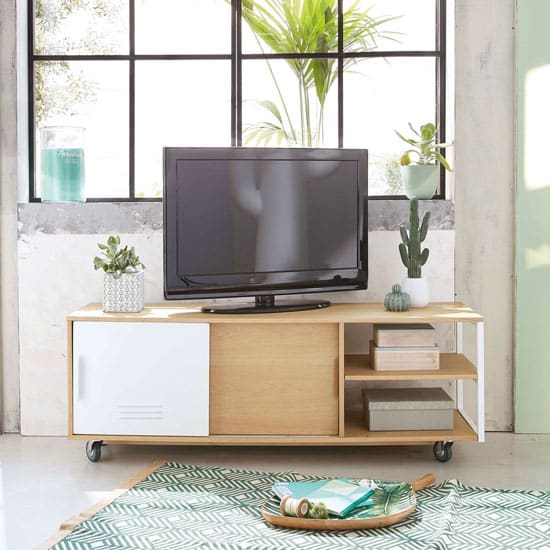 meuble tele industriel pas cher