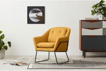 fauteuil jaune
