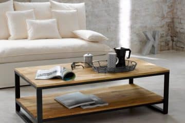 table basse industrielle