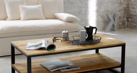 table basse industrielle