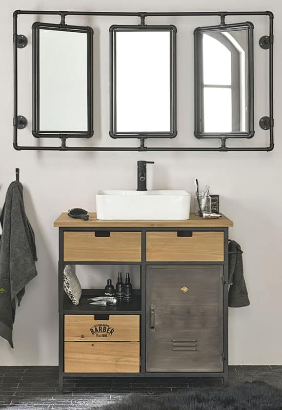 La salle de bain : une pièce idéale pour adopter le style industriel