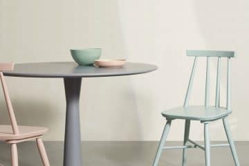 Chaise scandinave à barreaux