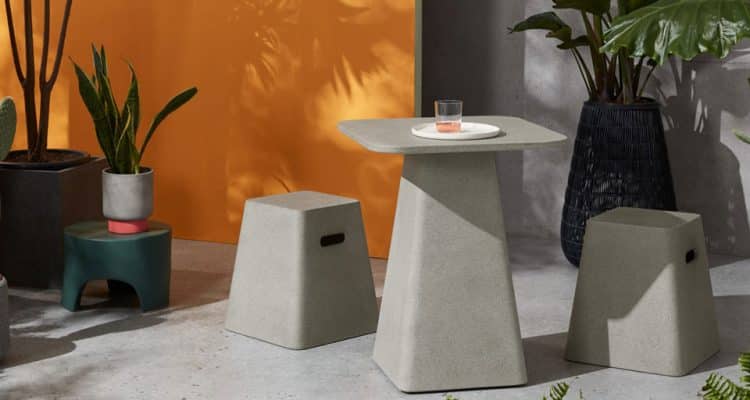 tabouret en beton