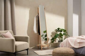 miroir sur pied