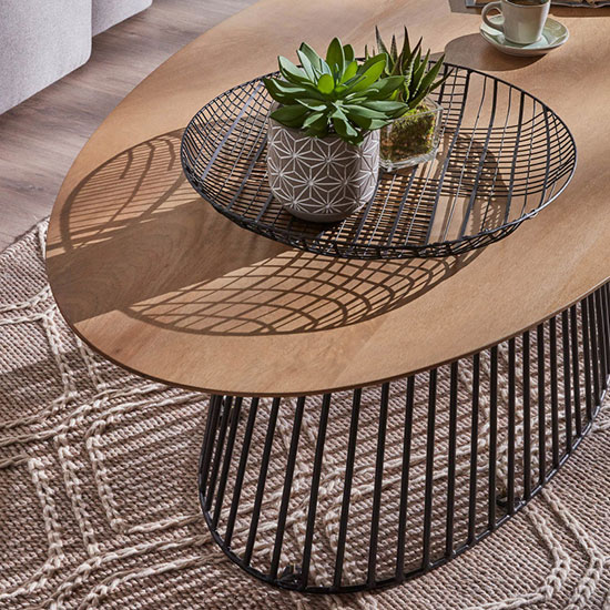 Table basse ovale design