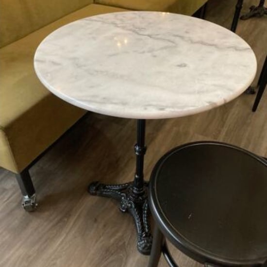 Table bistrot en marbre d'occasion
