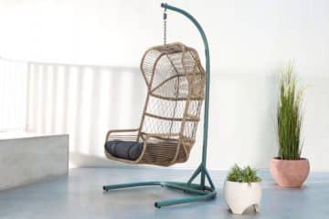 fauteuil suspendu en rotin