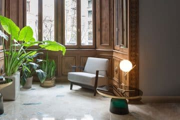 lampe en laiton
