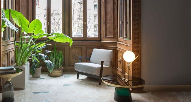 lampe en laiton