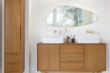 meuble de salle de bain vintage