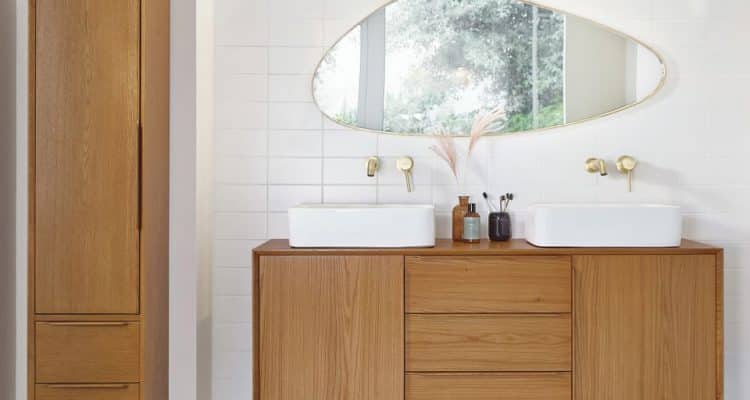 meuble de salle de bain vintage
