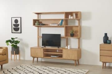 meuble tv bibliothèque