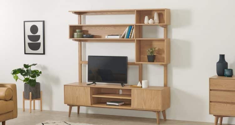 meuble tv bibliothèque