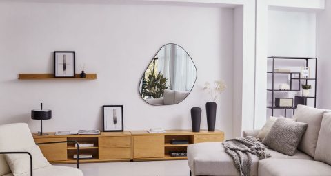 miroir de forme organique