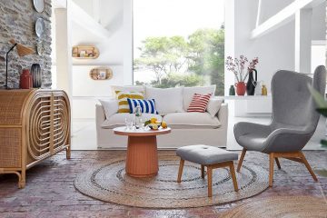 fauteuil avec repose pied