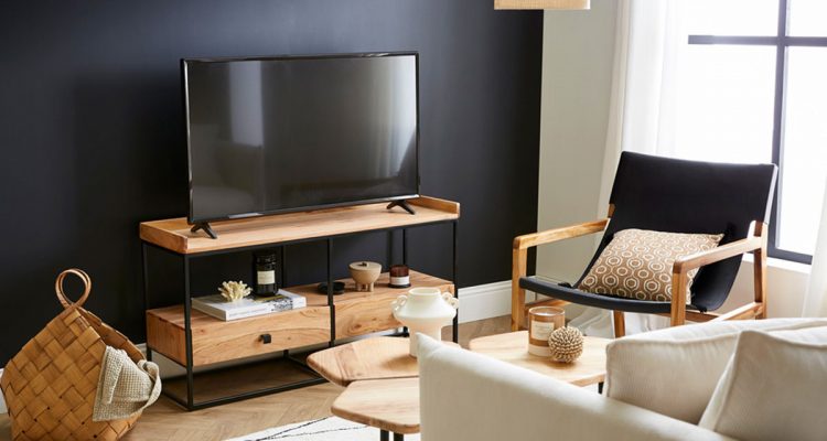 meuble tv industriel