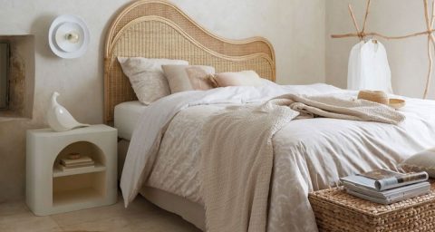 table de chevet blanche