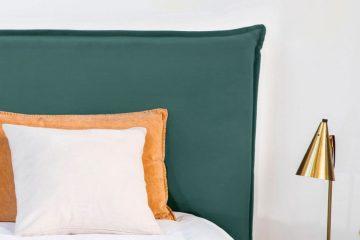 tête de lit velours