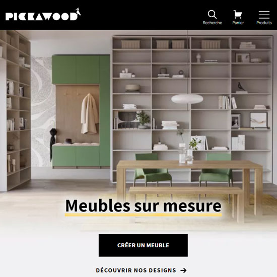 Pickawood, dans le top des sites pour fabriquer un meuble sur mesure