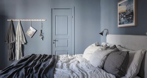 chambre bleue