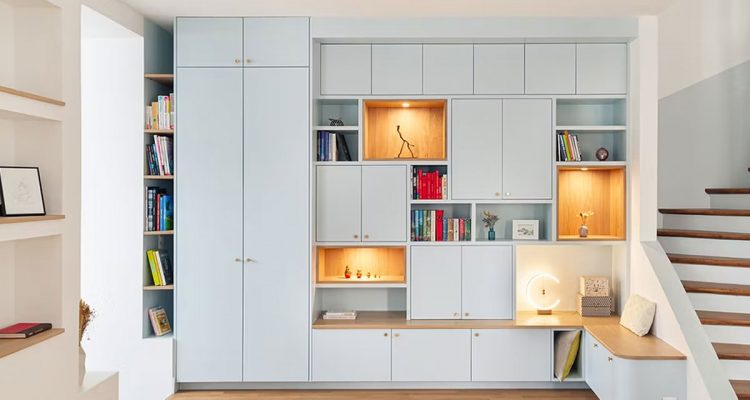 comment organiser mur de rangement