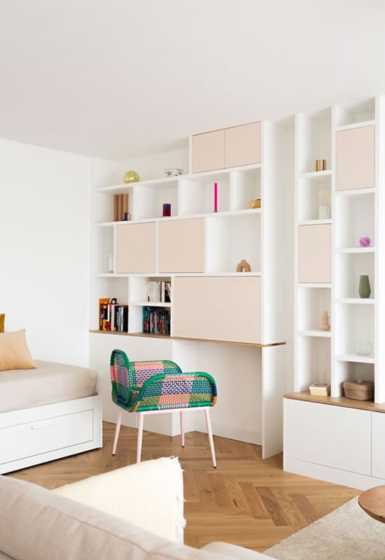 comment organiser mur de rangement