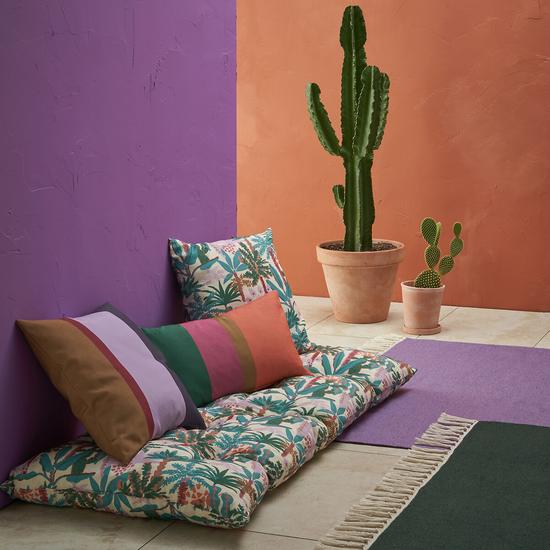 Coussin extérieur 45x45 cm, podnos multicolore La Redoute Interieurs