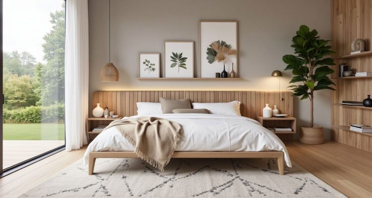 couleurs chambre scandinave
