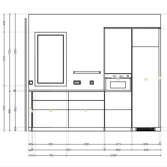 Plan IKEA prêt à être validé avec l’équipe Plum Living