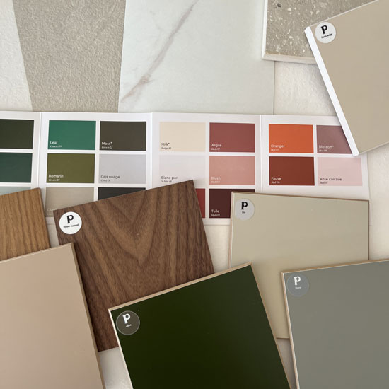 Une fois les échantillons reçus, il ne reste plus qu’à faire votre choix