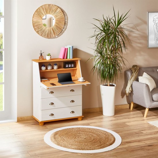 Bureau secrétaire rétro Gomes Bureau secrétaire rétro Gomes en ambiance Maisons du Monde