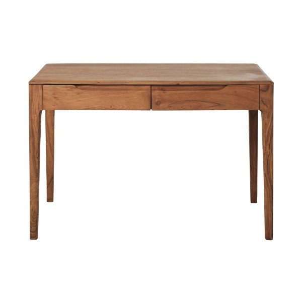 Bureau à faible profondeur en acacia Malmo