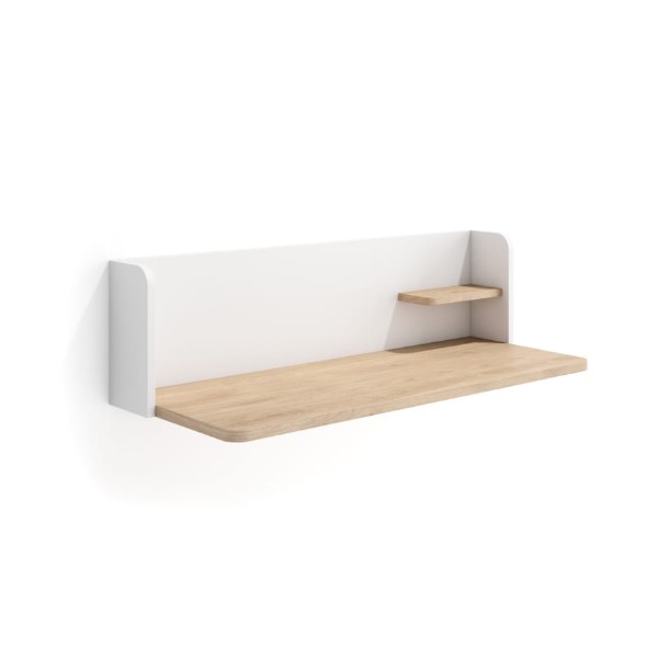 Bureau mural rabattable Valencia Bureau mural rabattable Valencia chêne clair – Maisons du Monde