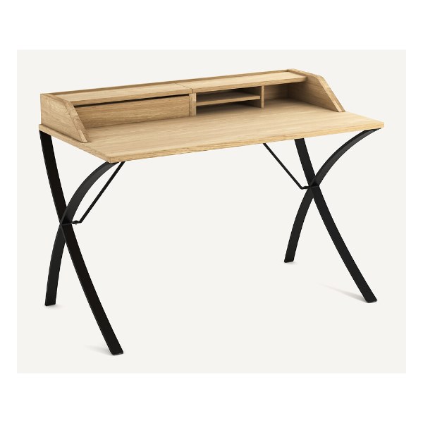 Bureau secretaire en chene Epitre AM.PM La Redoute