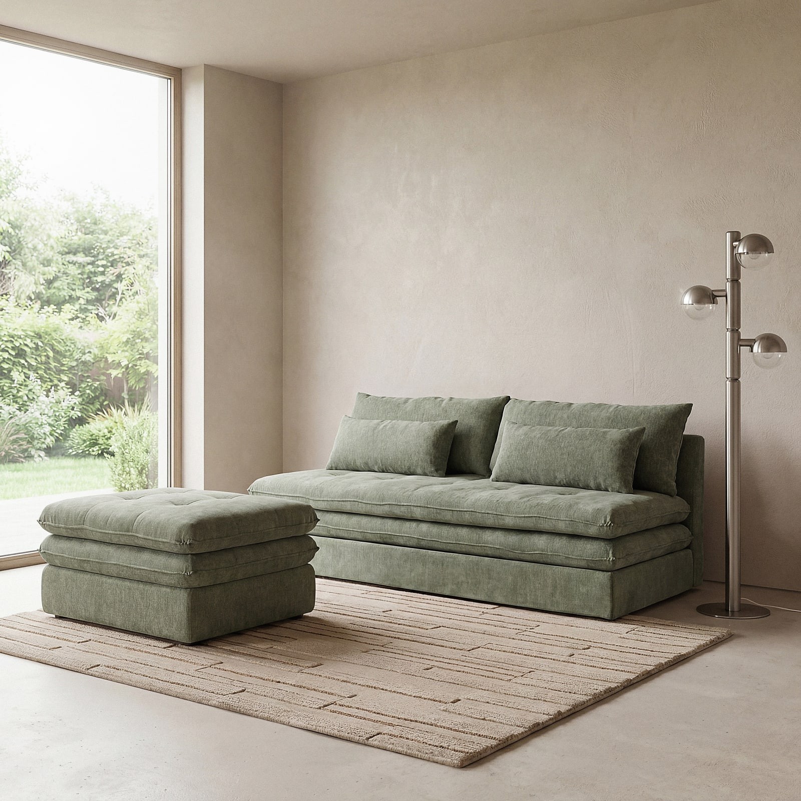 Canapé convertible Clio en ambiance Maisons du Monde