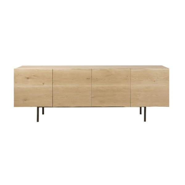 Enfilade scandinave Magnus en chene 4 portes L220 Maisons du Monde