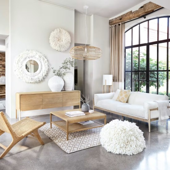 Ticao Maisons du Monde Chaise bois et rotin Maisons du Monde