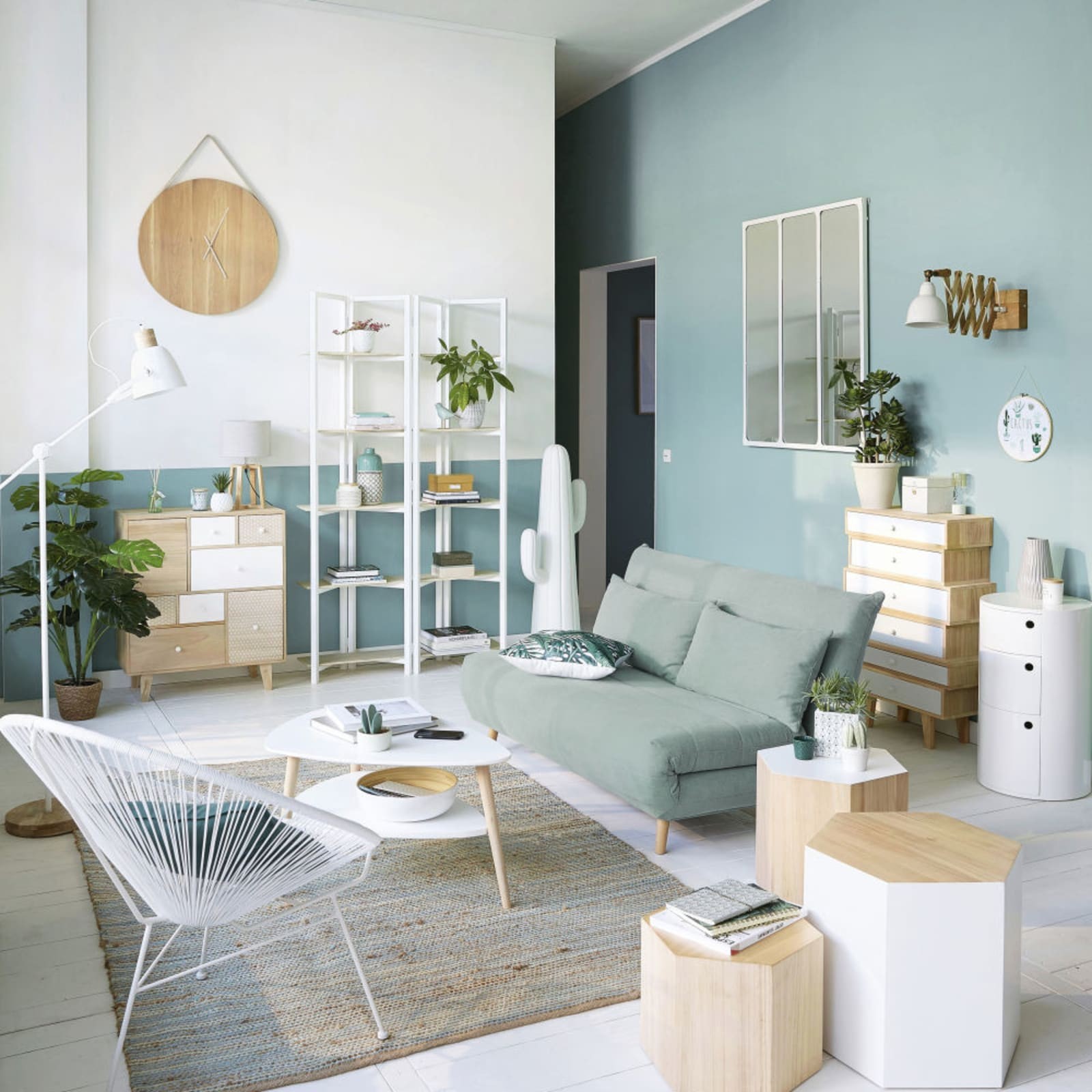 Canapé clic-clac Nio en ambiance Maisons du Monde