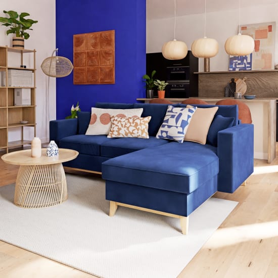 Tapis Industry Maisons du Monde en situation dans un salon