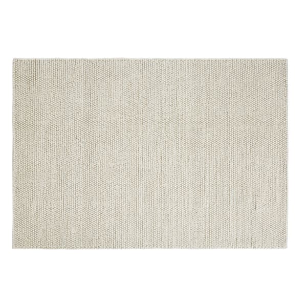 Tapis Industry Maisons du Monde en laine et coton beige 160x230 Tapis Industry Maisons du Monde en laine et coton beige 160x230