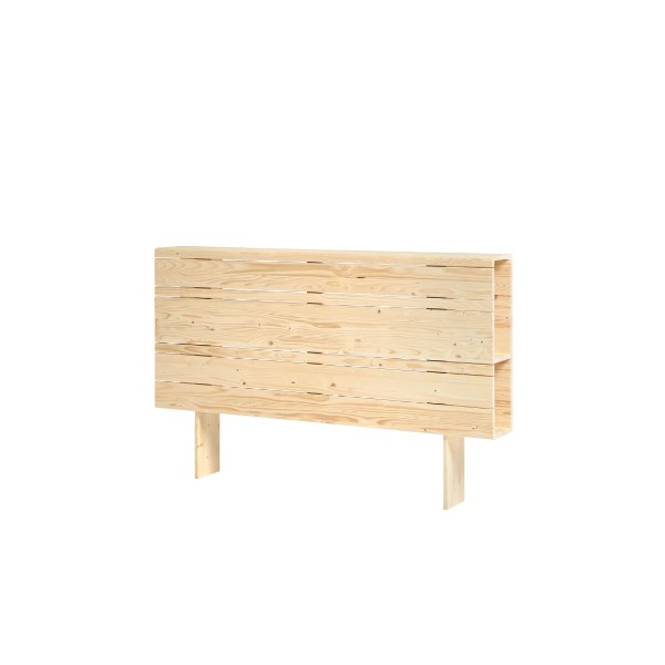 Tête de lit rangement en sapin massif Cédric Maisons du Monde Tête de lit rangement en sapin massif Cédric Maisons du Monde