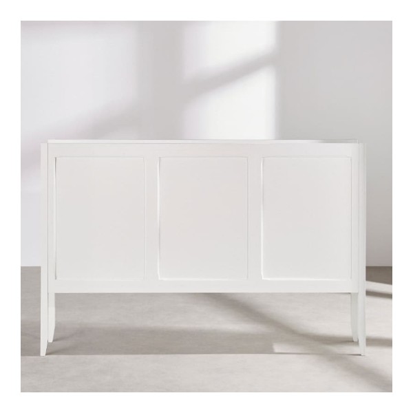 Tête de lit blanche avec rangement Chamarel Maisons du Monde Tête de lit blanche avec rangement Chamarel Maisons du Monde