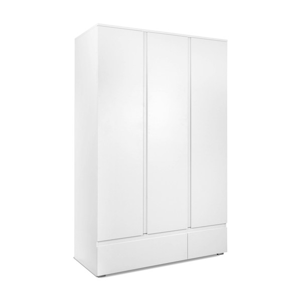 Armoire blanche Alva 3 portes et 2 tiroirs, La Redoute