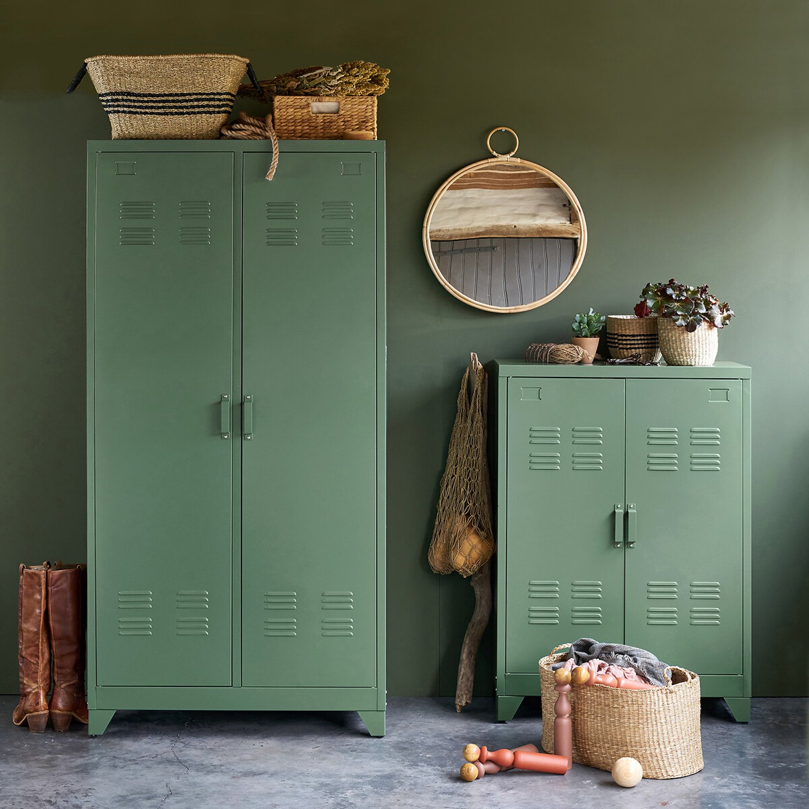 Armoire métallique Hiba, vestiaire d'usine