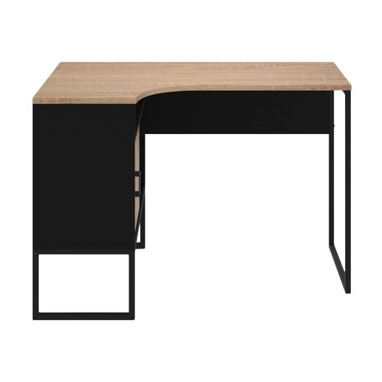Bureau d'angle métal noir Conforama