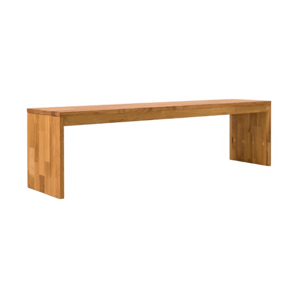 Banc en chêne massif Cyriel 3 places, Camif