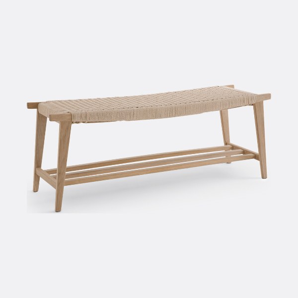 Banc en bois Kioto en chêne massif, La Redoute