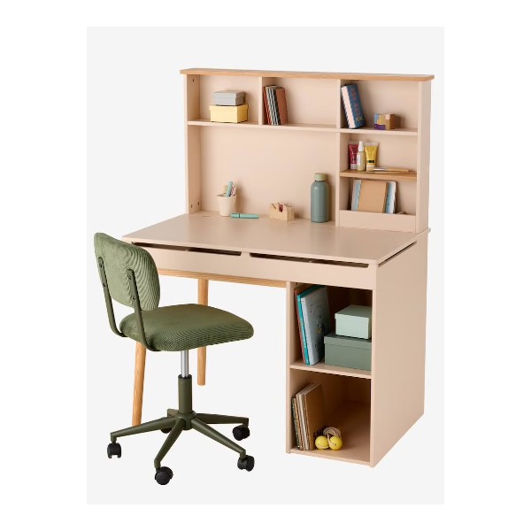 Bureau-coiffeuse fille Blush Vertbaudet